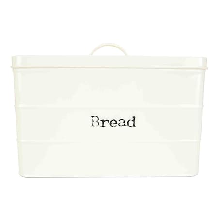 Tin Bread Box Ivory